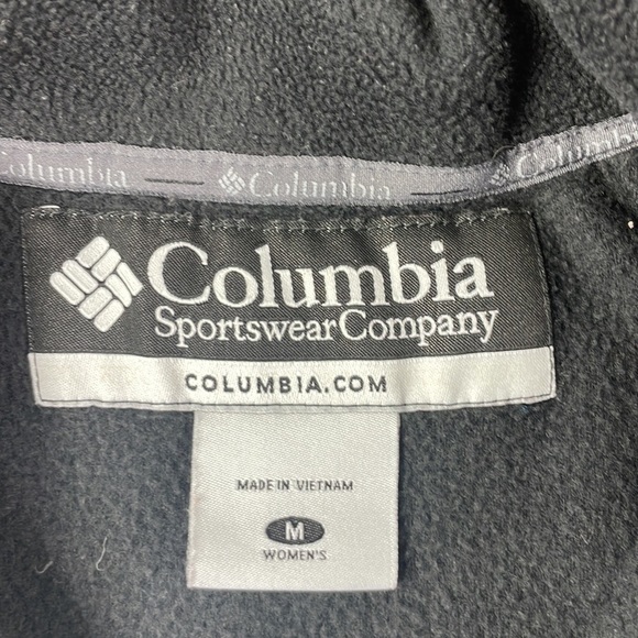 Columbia Women’s Black Zip Up Performance Fleece Jacket, size Medium - Picture 3 of 10